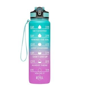 Water Bottle (Color: Teal/ Purple)